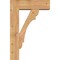 Ekena Millwork Olympic Block Smooth Bracket w/ Offset Brace, Western Red Cedar, 7 1/2"W x 24"D x 36"H BKT0806X24X36OLY05SWR - alternate 2